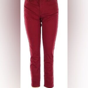 Curve appeal burgundy Jeggings, mid rise, new, size 12, 31 inseam